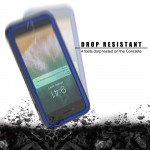 Wholesale iPhone 8 Plus / 7 Plus / 6S Plus Clear Dual Defense Case (Blue)